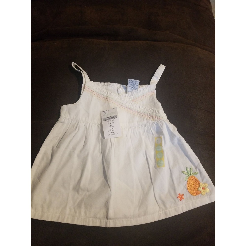Gymboree vintage tropical pineapple top 12 18 months nwt